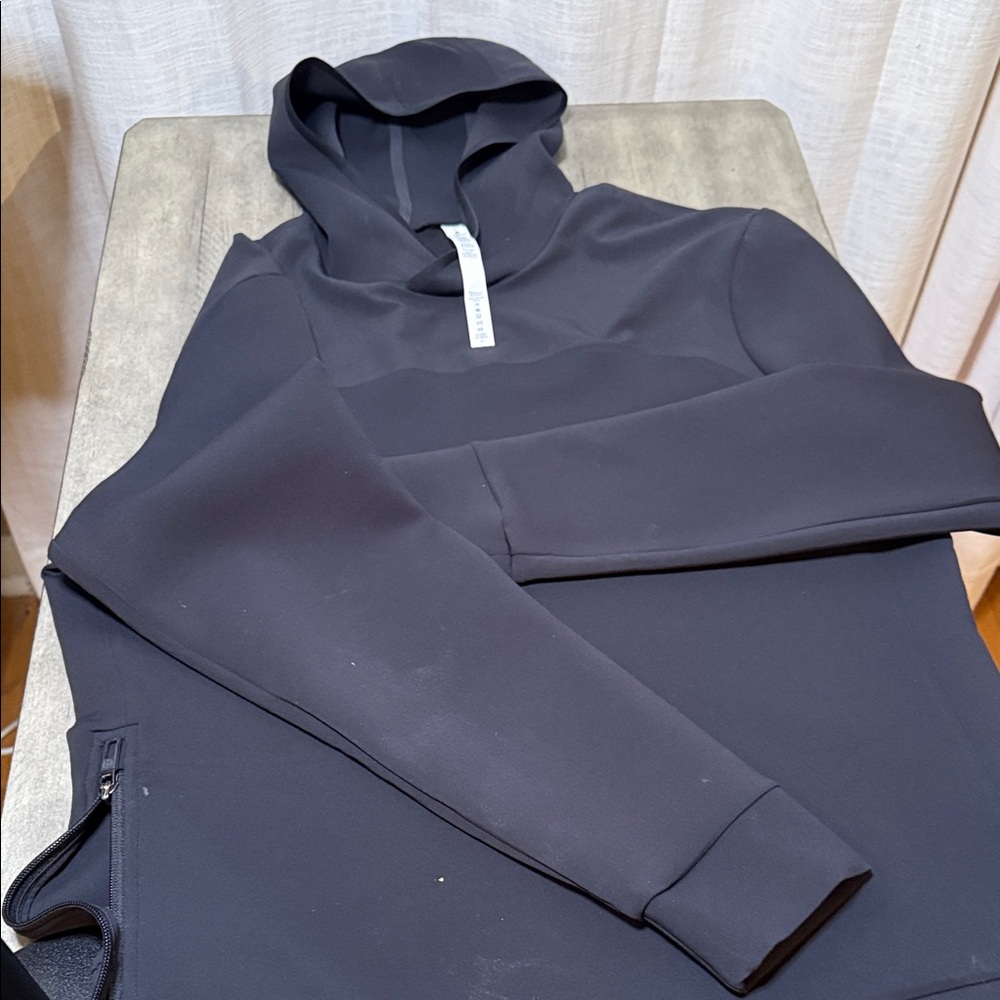 Lululemon Athletica Black Hoodie W/side zipper